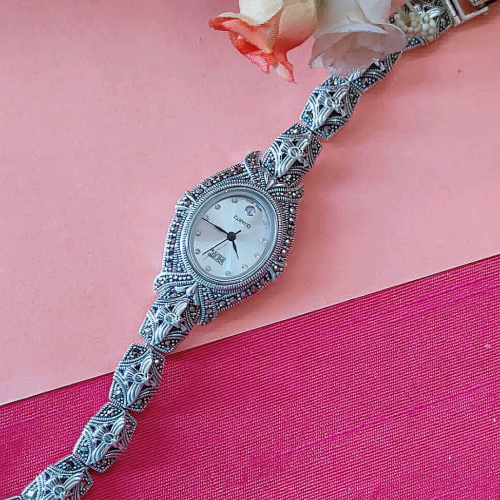 Swiss Marcasite Watch 